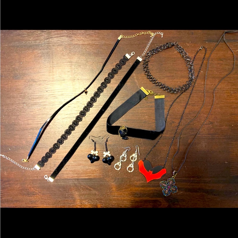 90’s Goth Babe Jewelry Bundle